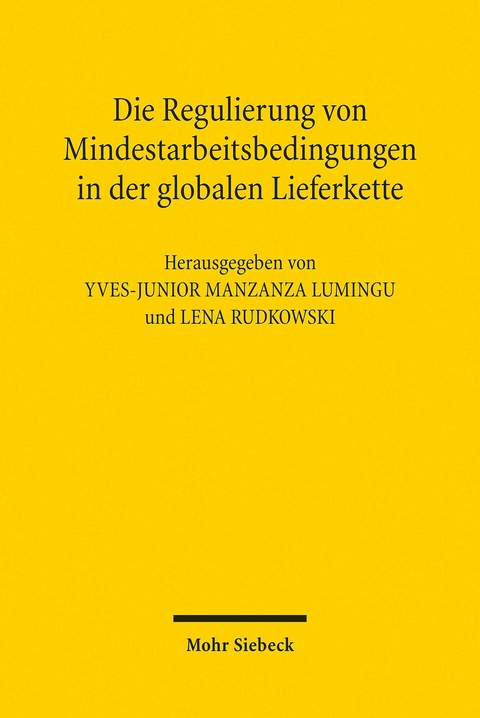 Die Regulierung von Mindestarbeitsbedingungen in der globalen Lieferkette - 