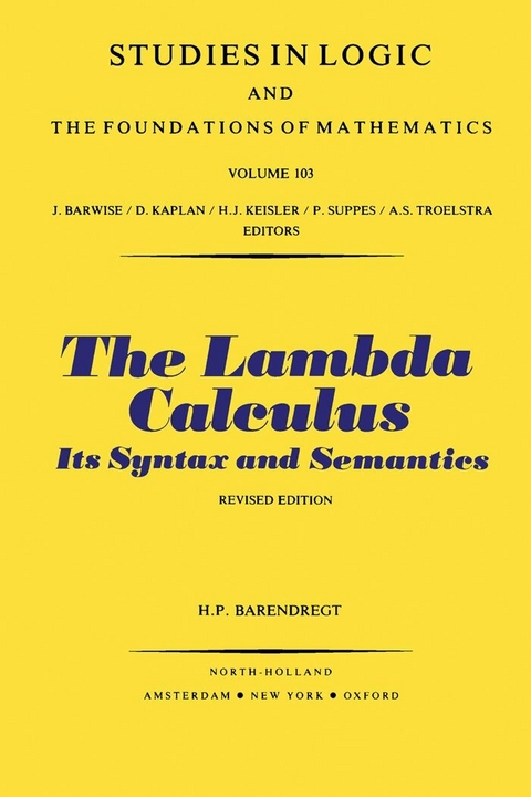 Lambda Calculus -  H.P. Barendregt