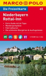 MARCO POLO Freizeitkarte Blatt 65 Niederbayern, Rottal-Inn 1:120 000 - 