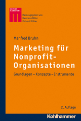 Marketing für Nonprofit-Organisationen - Manfred Bruhn