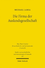 Die Firma der Auslandsgesellschaft - Michael Lamsa