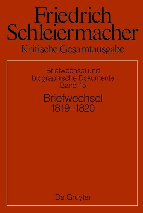 Briefwechsel 1819-1820 - 