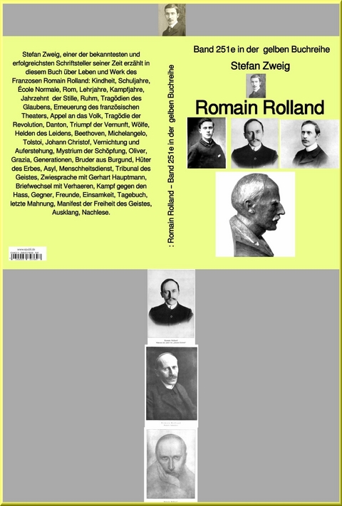 Romain Rolland – Band 251 in der  gelben Buchreihe – bei Jürgen Ruszkowski - Stefan Zweig