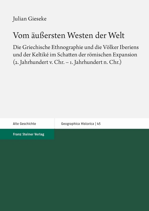 Vom äußersten Westen der Welt -  Julian Gieseke