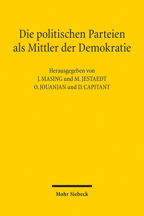 Die politischen Parteien als Mittler der Demokratie - 