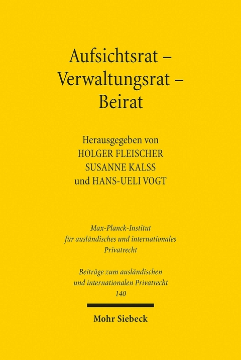 Aufsichtsrat - Verwaltungsrat - Beirat - 