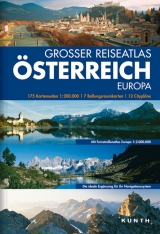 KUNTH Grosser Reiseatlas Österreich, Südtirol 1:200000 (mit Europa) - 