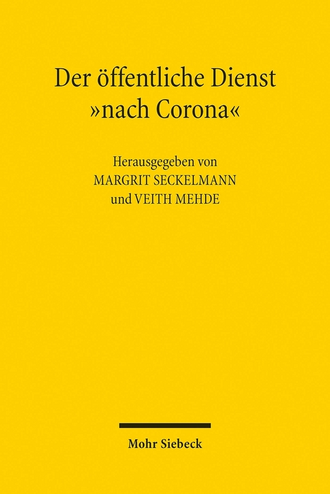 Der öffentliche Dienst 'nach Corona' - 