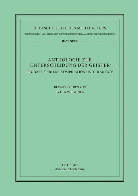 Anthologie zur ‚Unterscheidung der Geister‘ - 