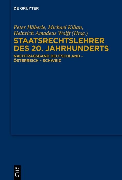 Staatsrechtslehrer des 20. Jahrhunderts - 