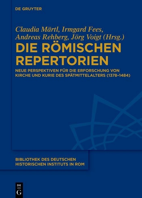 Die römischen Repertorien - 