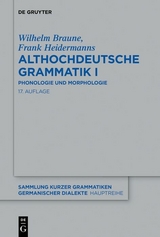 Althochdeutsche Grammatik I - Wilhelm Braune