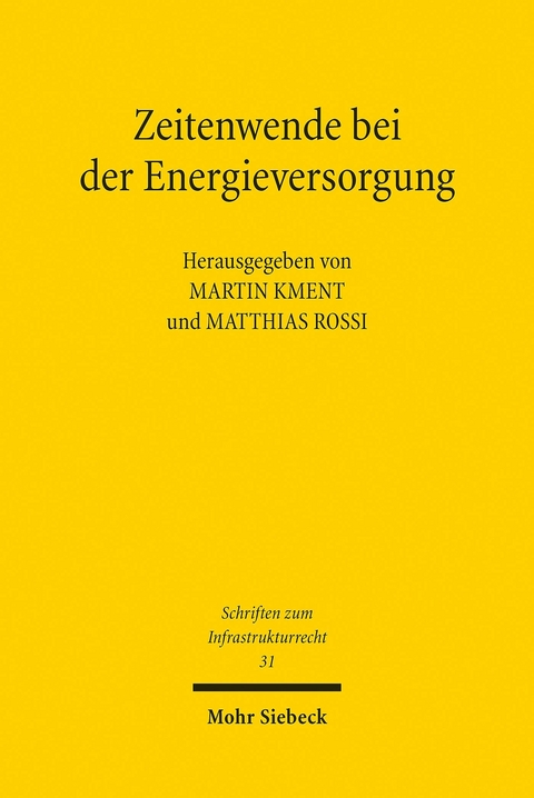 Zeitenwende bei der Energieversorgung - 