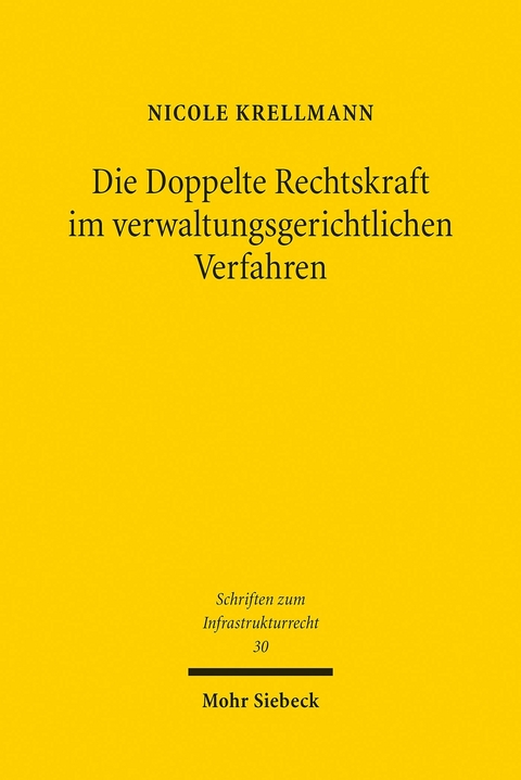 Die Doppelte Rechtskraft im verwaltungsgerichtlichen Verfahren -  Nicole Krellmann