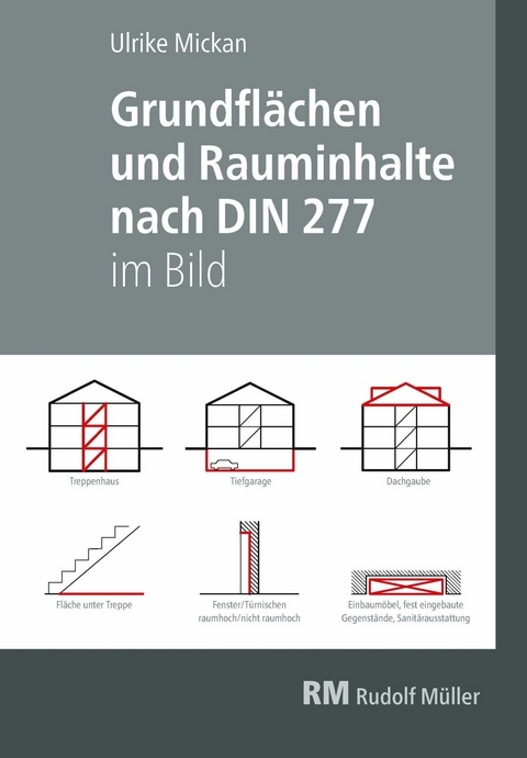 Grundflächen und Rauminhalte nach DIN 277 im Bild - E-Book (PDF) -  Ulrike Mickan