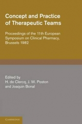 Concept and Practice of Therapeutic Teams - de Clercq, H.; Poston, J. W.; Bonal, Joaquin