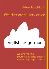 Weather vocabulary - Volker Löschhorn