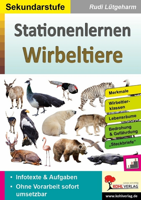 Stationenlernen Wirbeltiere -  Rudi Lütgeharm