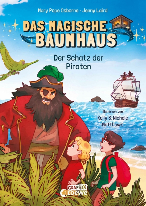 Das magische Baumhaus (Comic-Buchreihe, Band 4) - Der Schatz der Piraten -  Mary Pope Osborne,  Jenny Laird