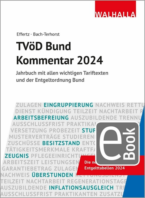 TVöD Bund Kommentar 2024 - Jörg Effertz, Andreas Bach-Terhorst