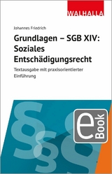 Grundlagen SGB XIV - Soziales Entschädigungsrecht - Johannes Friedrich