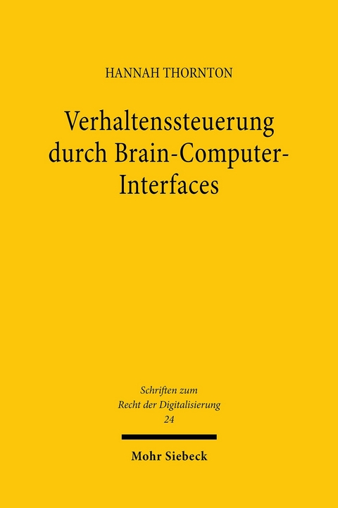 Verhaltenssteuerung durch Brain-Computer-Interfaces -  Hannah Thornton