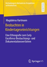 Beobachten in Kindertageseinrichtungen - Magdalena Hartmann