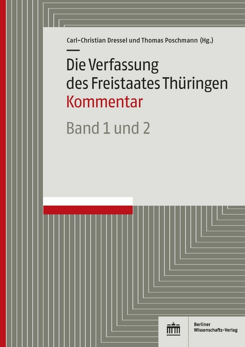 Die Verfassung des Freistaates Thüringen -  Carl-Christian Dressel,  Thomas Poschmann