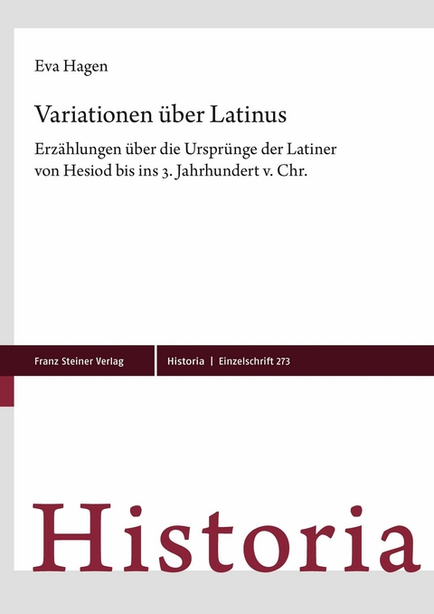 Variationen über Latinus -  Eva Hagen