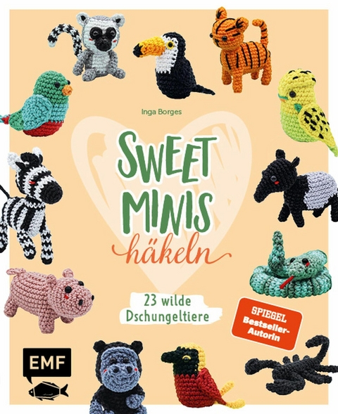 Sweet Minis häkeln – 23 wilde Dschungeltiere - Inga Borges