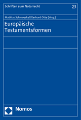 Europäische Testamentsformen - 