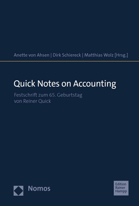 Quick Notes on Accounting - 