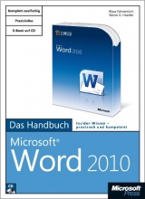 Microsoft Word 2010 - Das Handbuch - Klaus Fahnenstich, Rainer G. Haselier