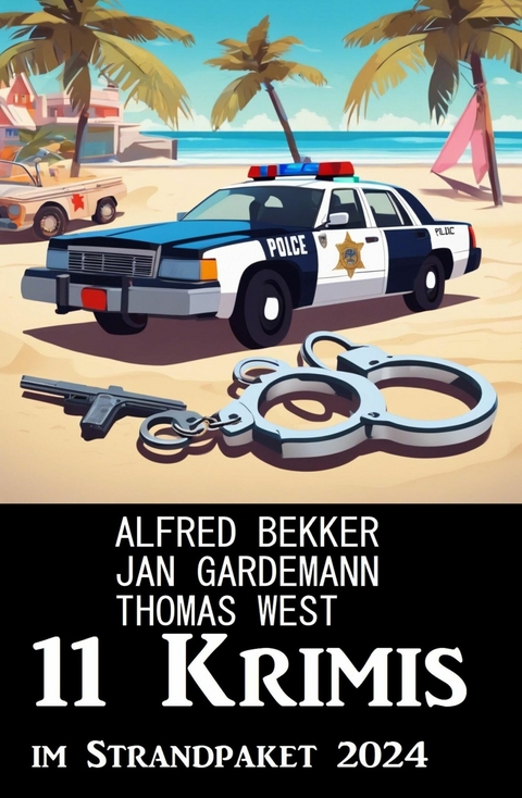 11 Krimis im Strandpaket 2024 -  Alfred Bekker,  Jan Gardemann,  Thomas West