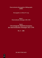 Chronologische Bilddokumentation der österreichischen Zeitungen 1621–1795 - Helmut W. Lang