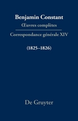 Correspondance générale 1825–1826 - 