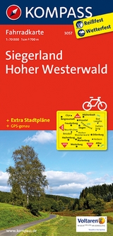 KOMPASS Fahrradkarte 3057 Siegerland, Hoher Westerwald 1:70.000