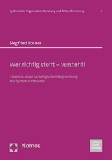 Wer richtig steht – versteht! - Siegfried Rosner