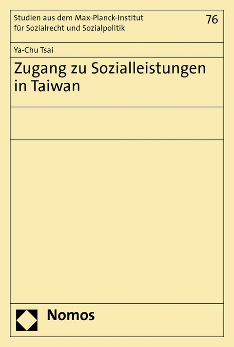 Zugang zu Sozialleistungen in Taiwan - Ya-Chu Tsai