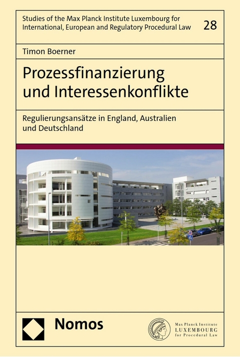 Prozessfinanzierung und Interessenkonflikte -  Timon Boerner