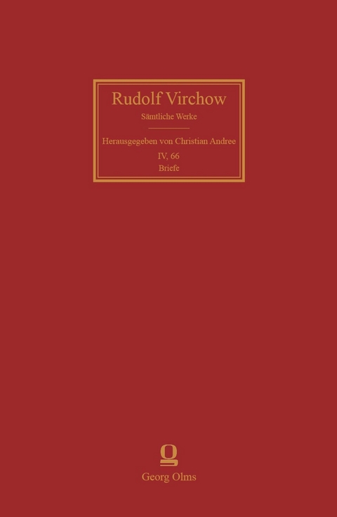 Rudolf Virchow: Sämtliche Werke - 