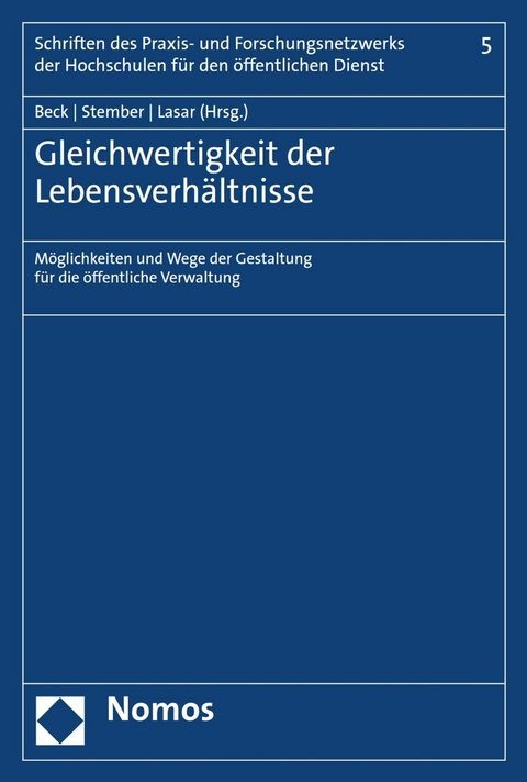 Gleichwertigkeit der Lebensverhältnisse - 