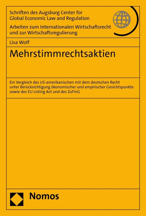 Mehrstimmrechtsaktien - Lisa Wolf