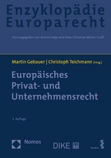 Europäisches Privat- und Unternehmensrecht - 