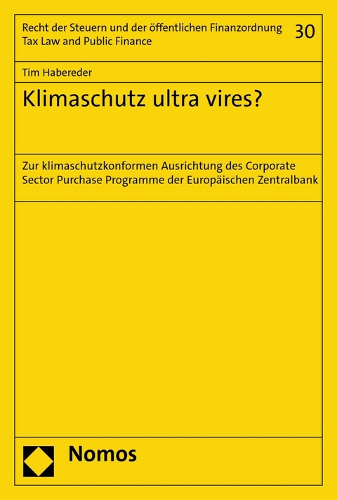 Klimaschutz ultra vires? - Tim Habereder