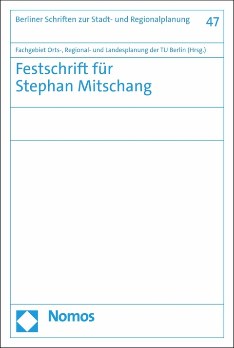 Festschrift für Stephan Mitschang - 