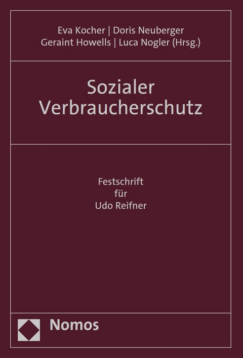 Sozialer Verbraucherschutz - 