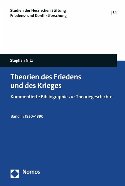 Theorien des Friedens und des Krieges - Stephan Nitz