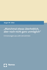 „Manchmal etwas überheblich, aber noch nicht ganz unmöglich“ - Jürgen W. Falter