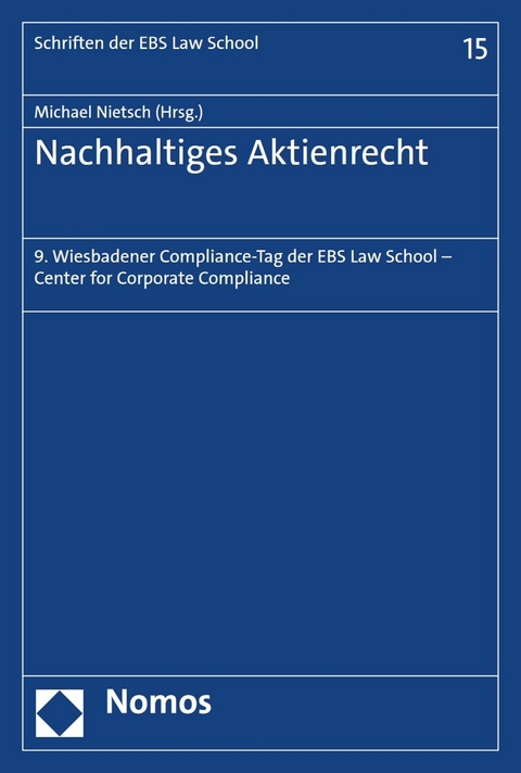 Nachhaltiges Aktienrecht - 